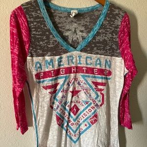 American Fighter tee